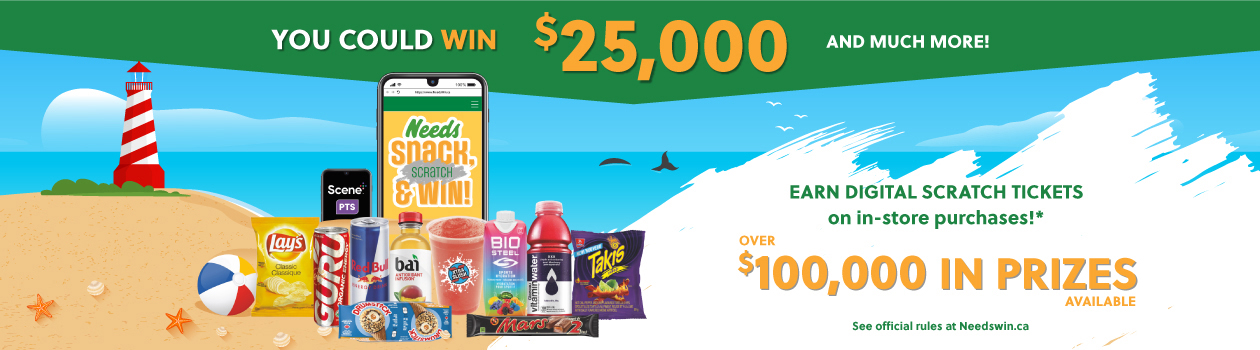 Snack, Scratch & Win!